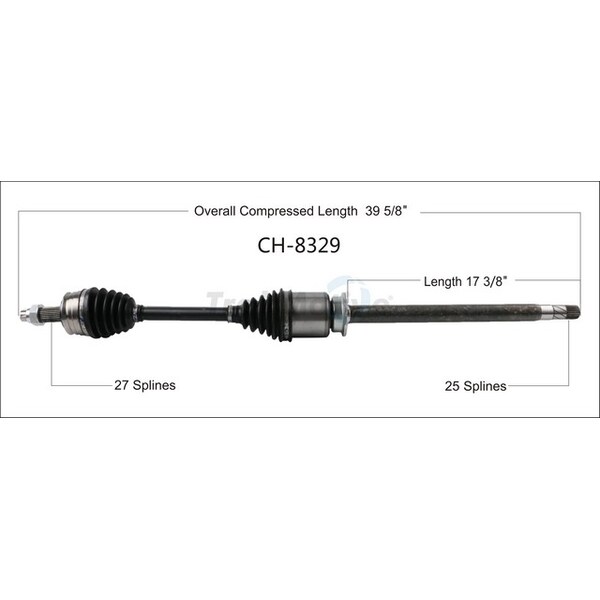 Surtrack Axle Cv Axle Shaft, Ch-8329 CH-8329 - main